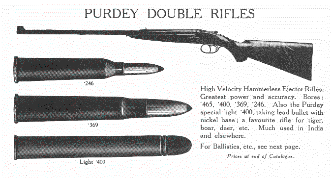 Purdey Double Rifles